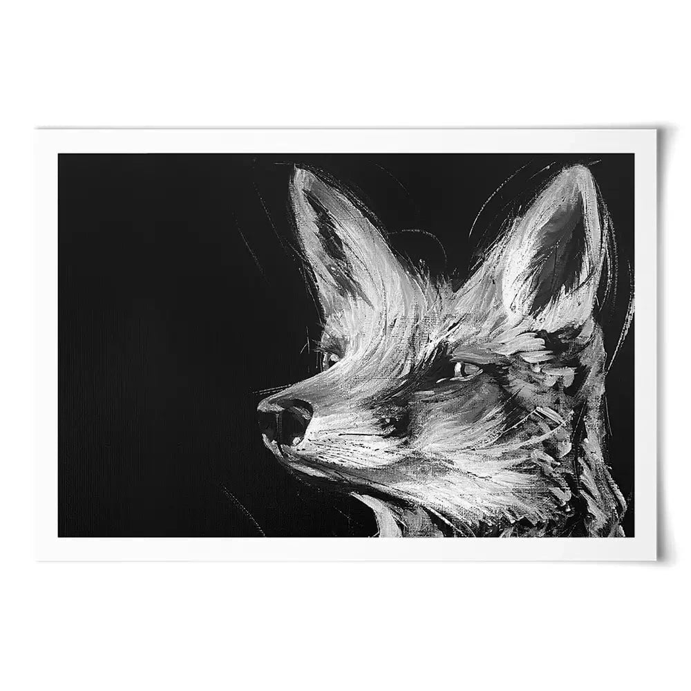 Eclipse Fox Art Print Eclipse Fox Art Print wall art product Aimee Linzi