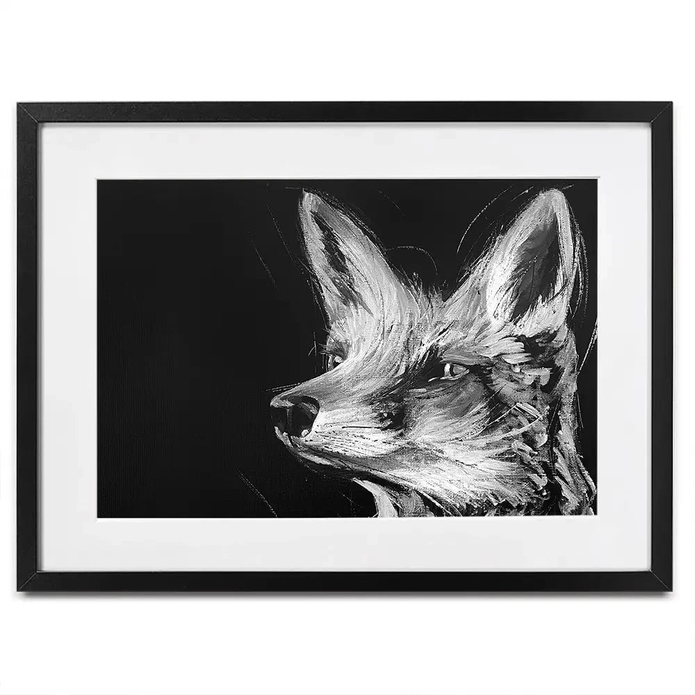 Eclipse Fox Framed Art Print Eclipse Fox Framed Art Print wall art product Aimee Linzi