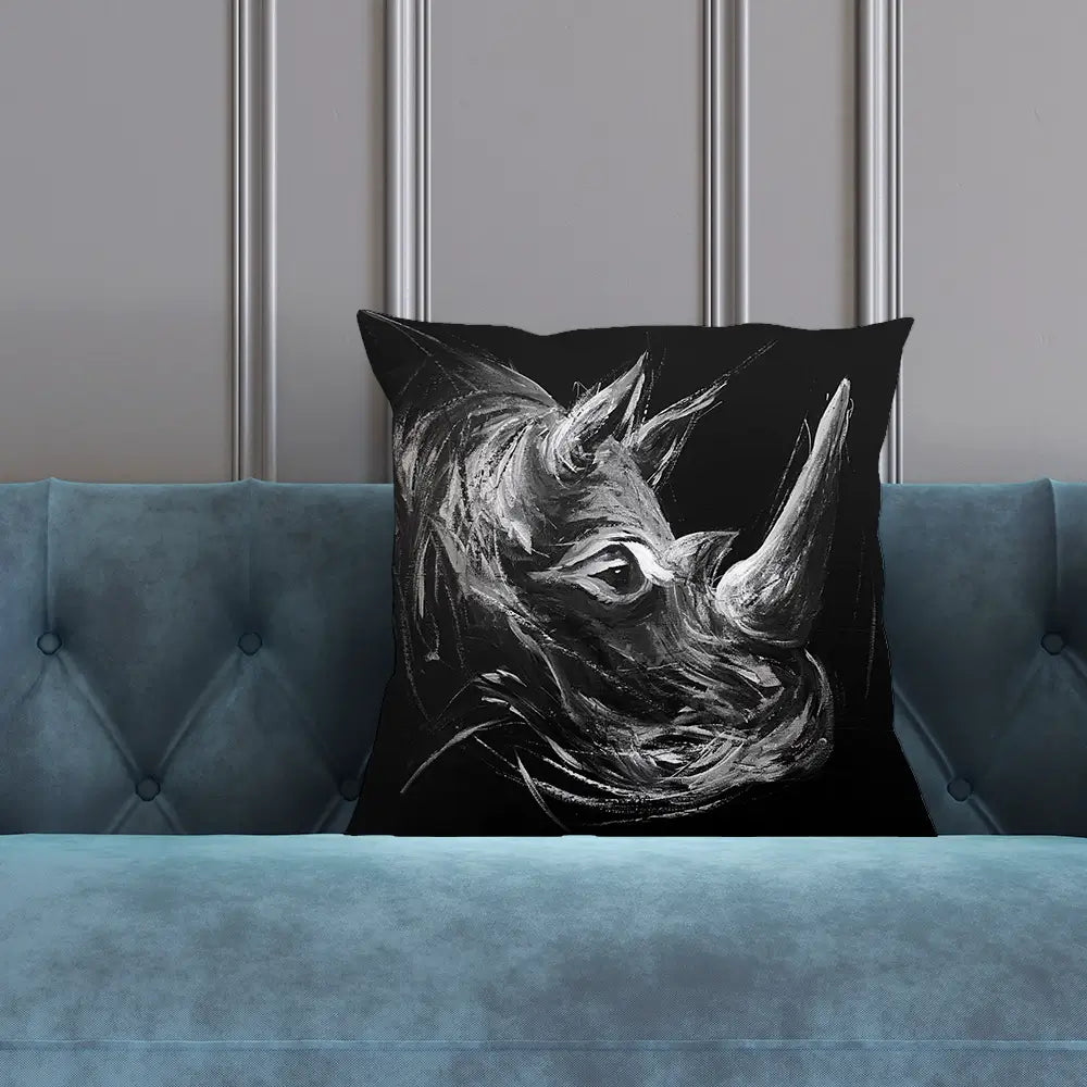 Eclipse Rhino Cushion Eclipse Rhino Cushion wall art product Aimee Linzi