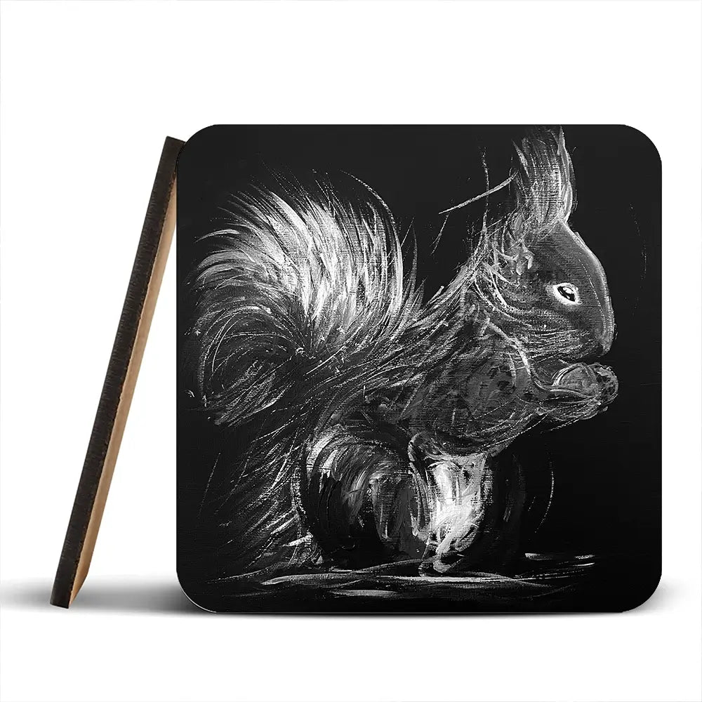 Eclipse Squirrel Coaster Set Eclipse Squirrel Coaster Set wall art product Aimee Linzi