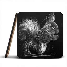 Eclipse Squirrel Coaster Set Eclipse Squirrel Coaster Set wall art product Aimee Linzi