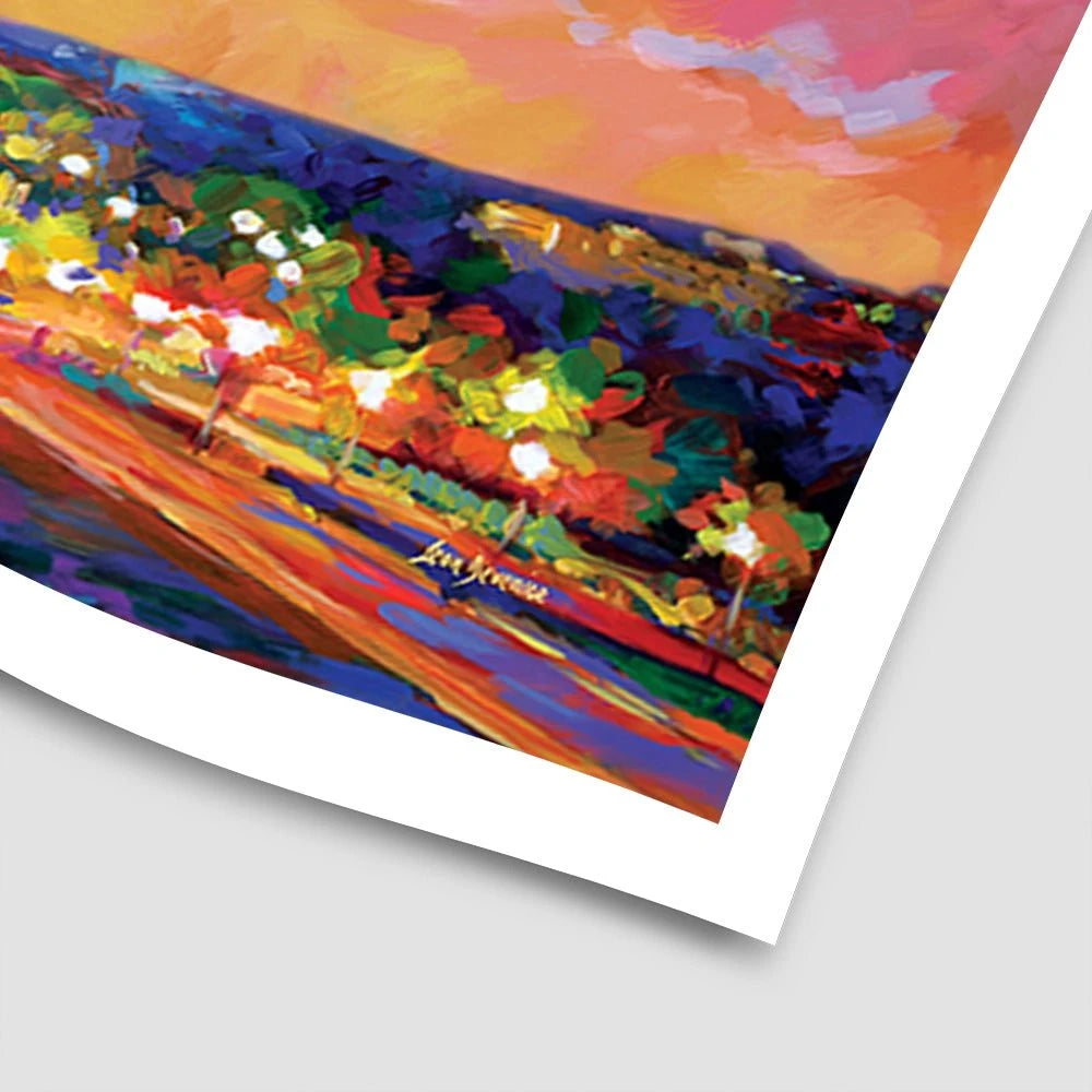 Eiffel Tower At Sunset Art Print Eiffel Tower At Sunset Art Print wall art product Leon Devenice