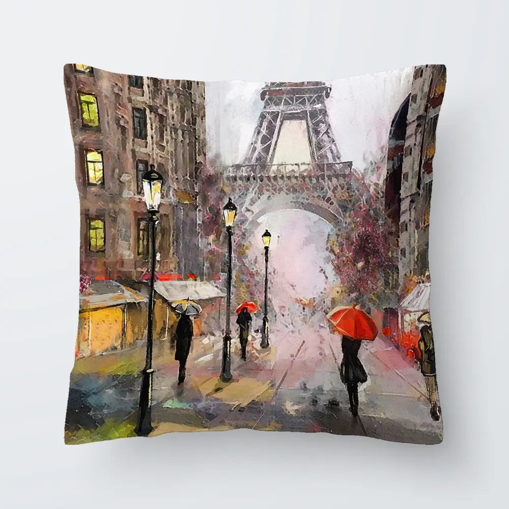 Eiffel Tower Cushion Eiffel Tower Cushion wall art product lisima / Shutterstock