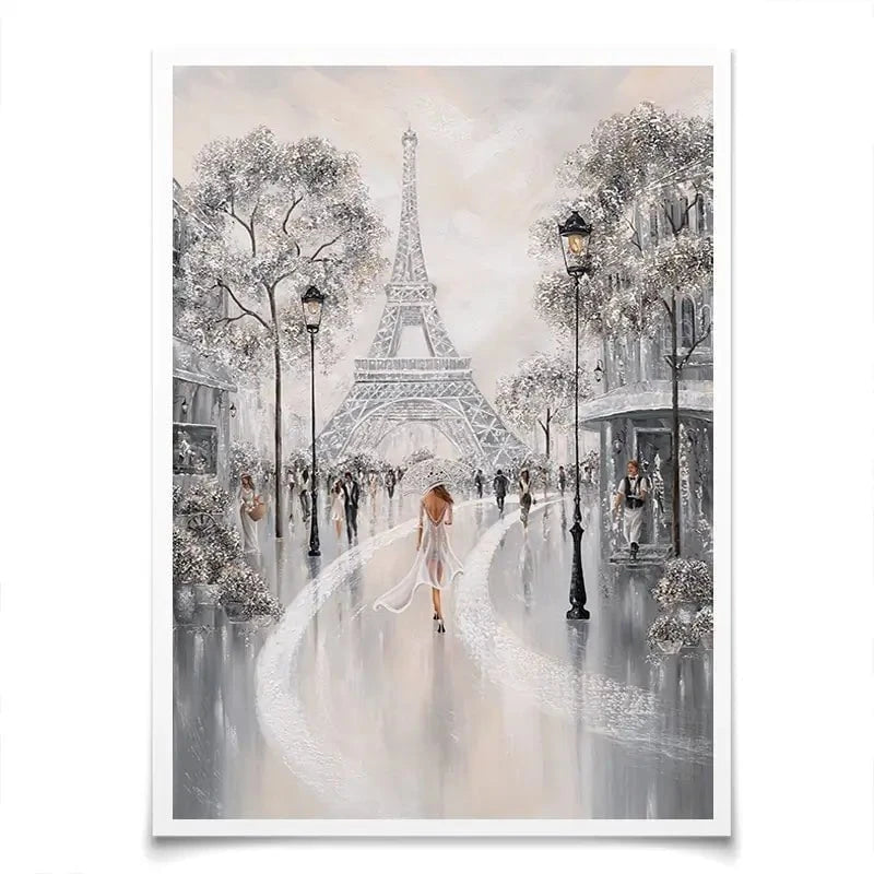 Eiffel Tower Flair Of Paris Art Print Eiffel Tower Flair Of Paris Art Print wall art product Isabella Karolewicz