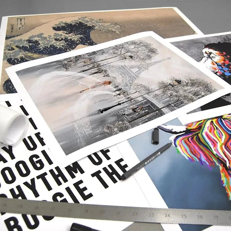 Eiffel Tower Flair Of Paris Art Print Eiffel Tower Flair Of Paris Art Print wall art product Isabella Karolewicz