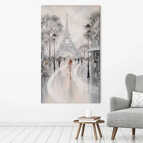 Eiffel Tower Flair Of Paris Canvas Print Eiffel Tower Flair Of Paris Canvas Print wall art product Isabella Karolewicz