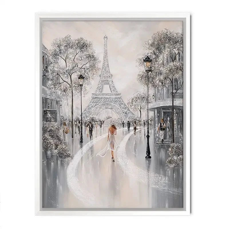 Eiffel Tower Flair Of Paris Canvas Print Eiffel Tower Flair Of Paris Canvas Print wall art product Isabella Karolewicz