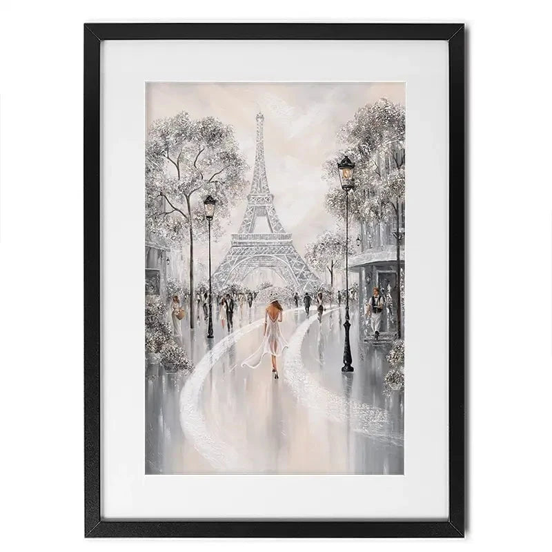 Eiffel Tower Flair Of Paris Framed Art Print Eiffel Tower Flair Of Paris Framed Art Print wall art product Isabella Karolewicz