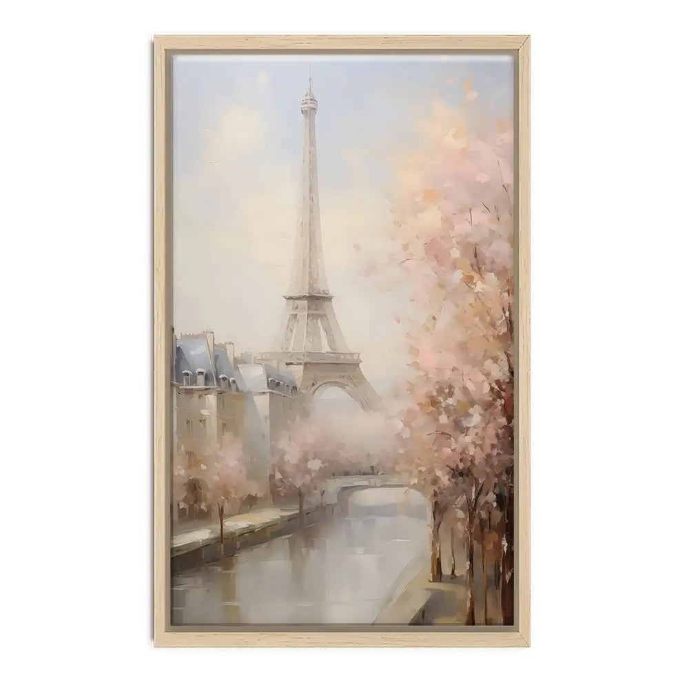 Eiffel Tower Pastels Canvas Print Eiffel Tower Pastels Canvas Print wall art product Arlington Prints - Independent
