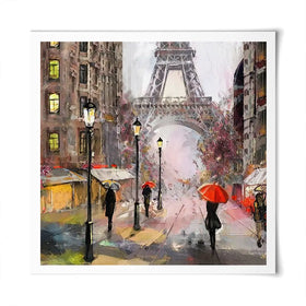 Eiffel Tower Square Art Print Eiffel Tower Square Art Print wall art product lisima / Shutterstock