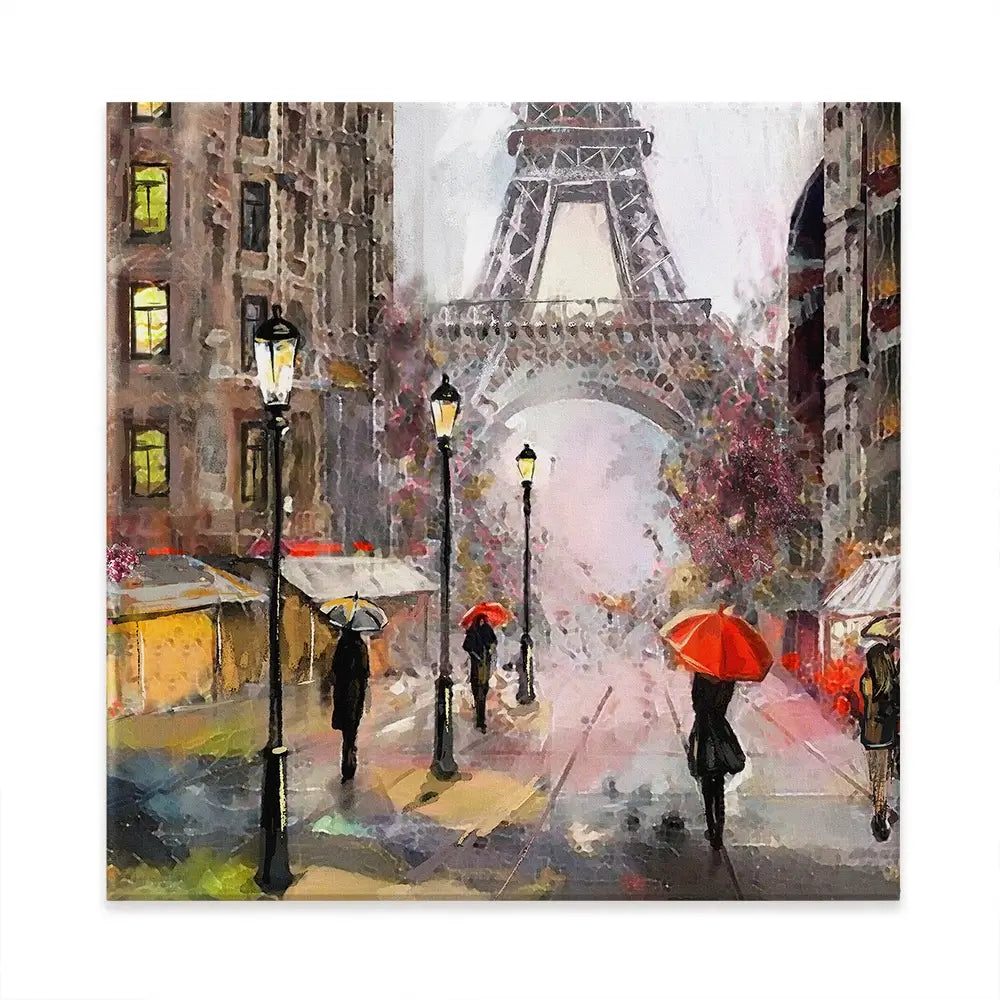Eiffel Tower Square Canvas Print Eiffel Tower Square Canvas Print wall art product lisima / Shutterstock