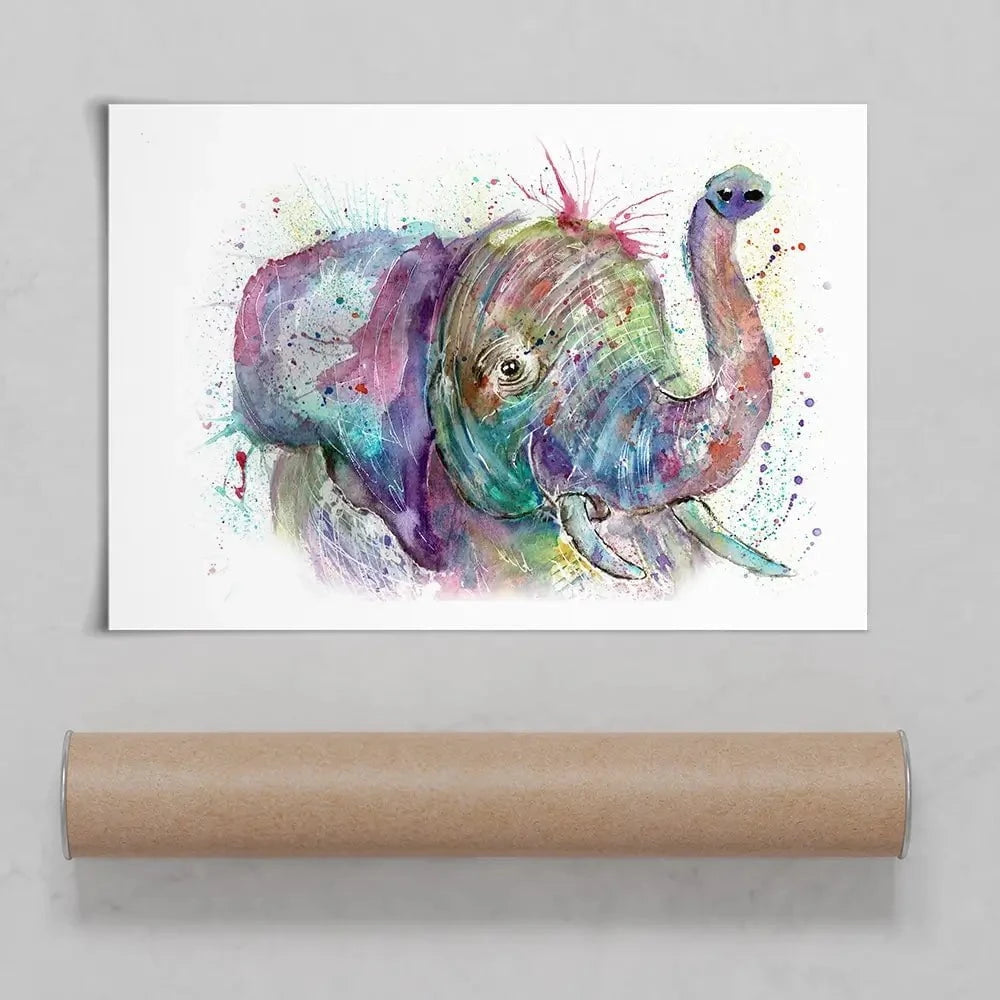 Ele The Elephant Art Print Ele The Elephant Art Print wall art product Jamie Taylor