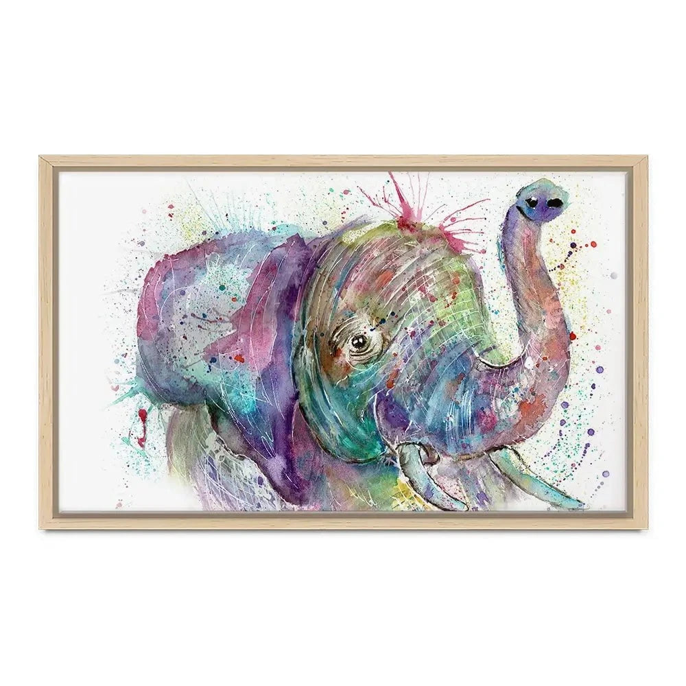 Ele The Elephant Canvas Print Ele The Elephant Canvas Print wall art product Jamie Taylor