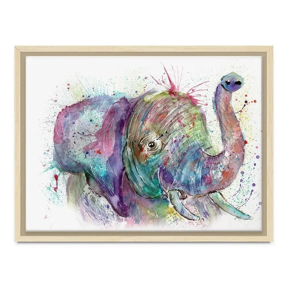 Ele The Elephant Canvas Print Ele The Elephant Canvas Print wall art product Jamie Taylor