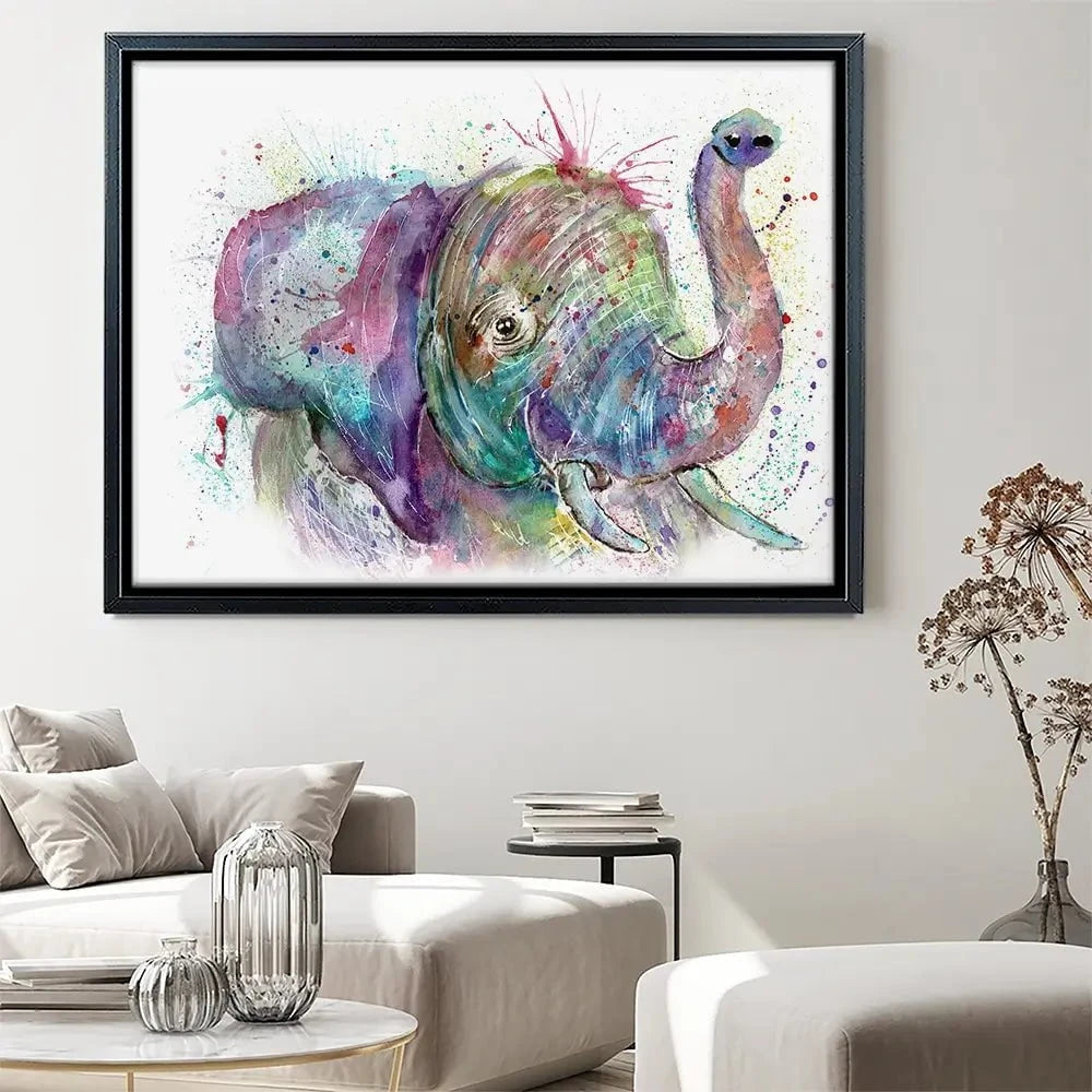 Ele The Elephant Canvas Print Ele The Elephant Canvas Print wall art product Jamie Taylor