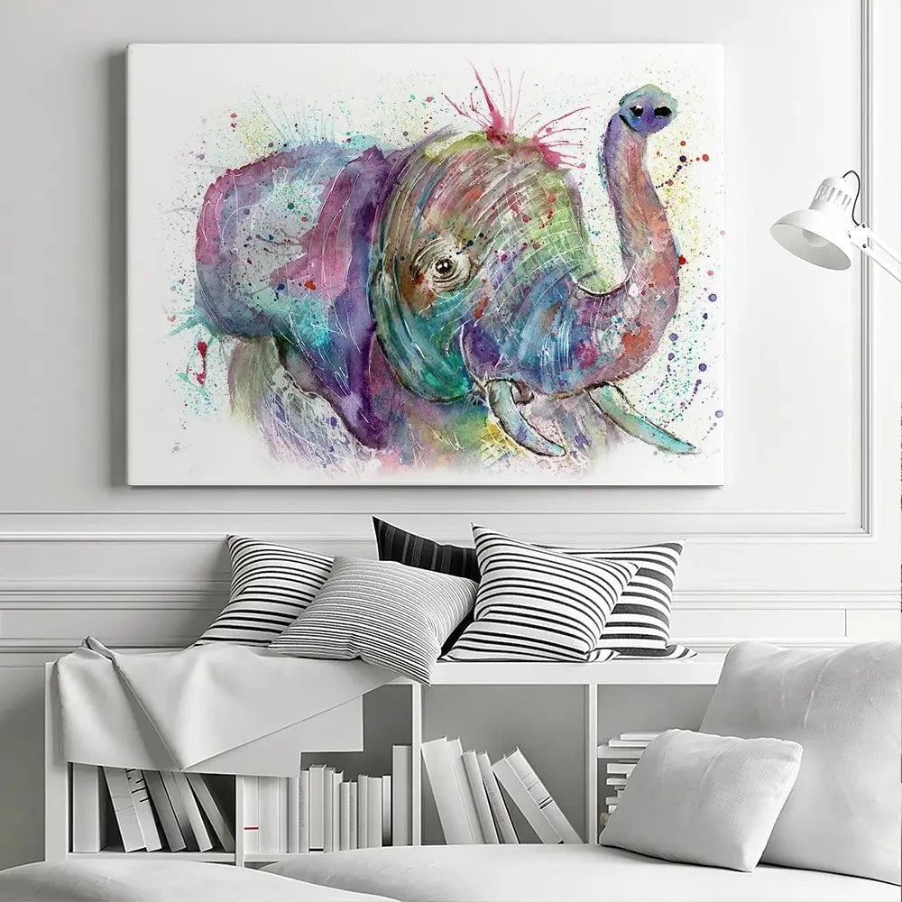 Ele The Elephant Canvas Print Ele The Elephant Canvas Print wall art product Jamie Taylor