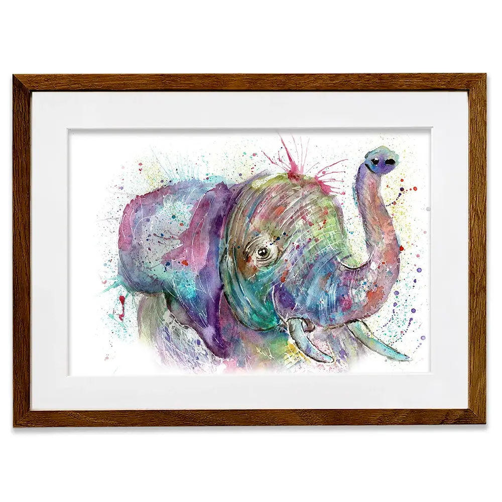 Ele The Elephant Framed Art Print Ele The Elephant Framed Art Print wall art product Jamie Taylor