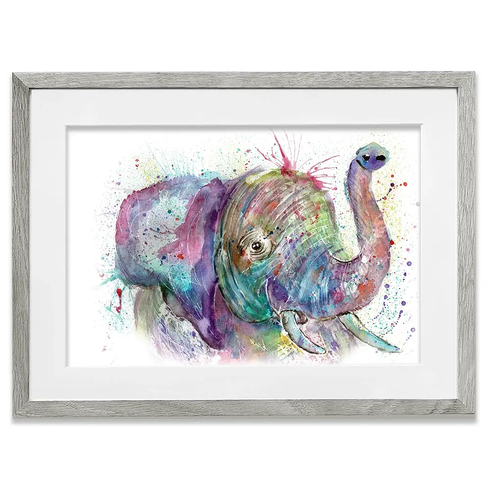 Ele The Elephant Framed Art Print Ele The Elephant Framed Art Print wall art product Jamie Taylor