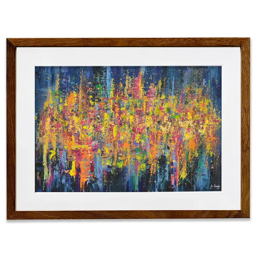 Electrifying Love Framed Art Print Electrifying Love Framed Art Print wall art product Jo Gough