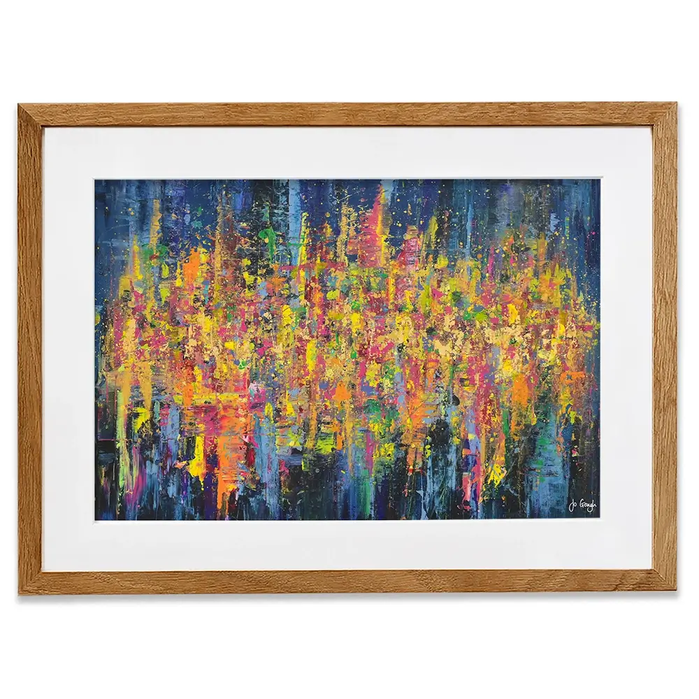 Electrifying Love Framed Art Print Electrifying Love Framed Art Print wall art product Jo Gough