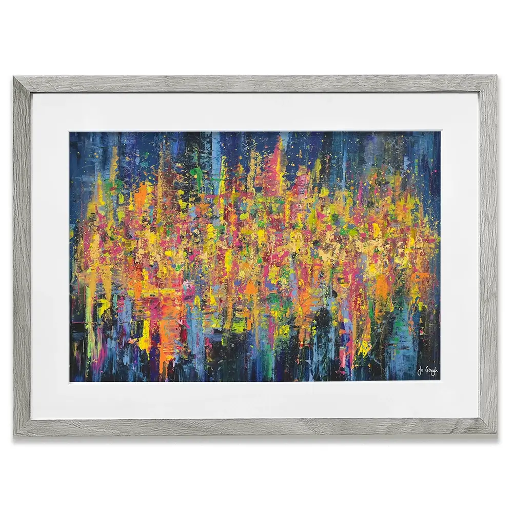 Electrifying Love Framed Art Print Electrifying Love Framed Art Print wall art product Jo Gough