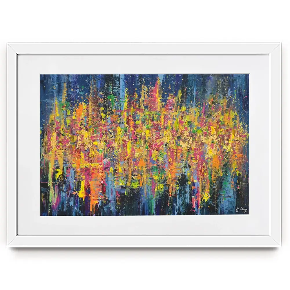 Electrifying Love Framed Art Print Electrifying Love Framed Art Print wall art product Jo Gough