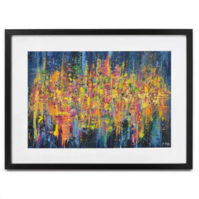 Electrifying Love Framed Art Print Electrifying Love Framed Art Print wall art product Jo Gough