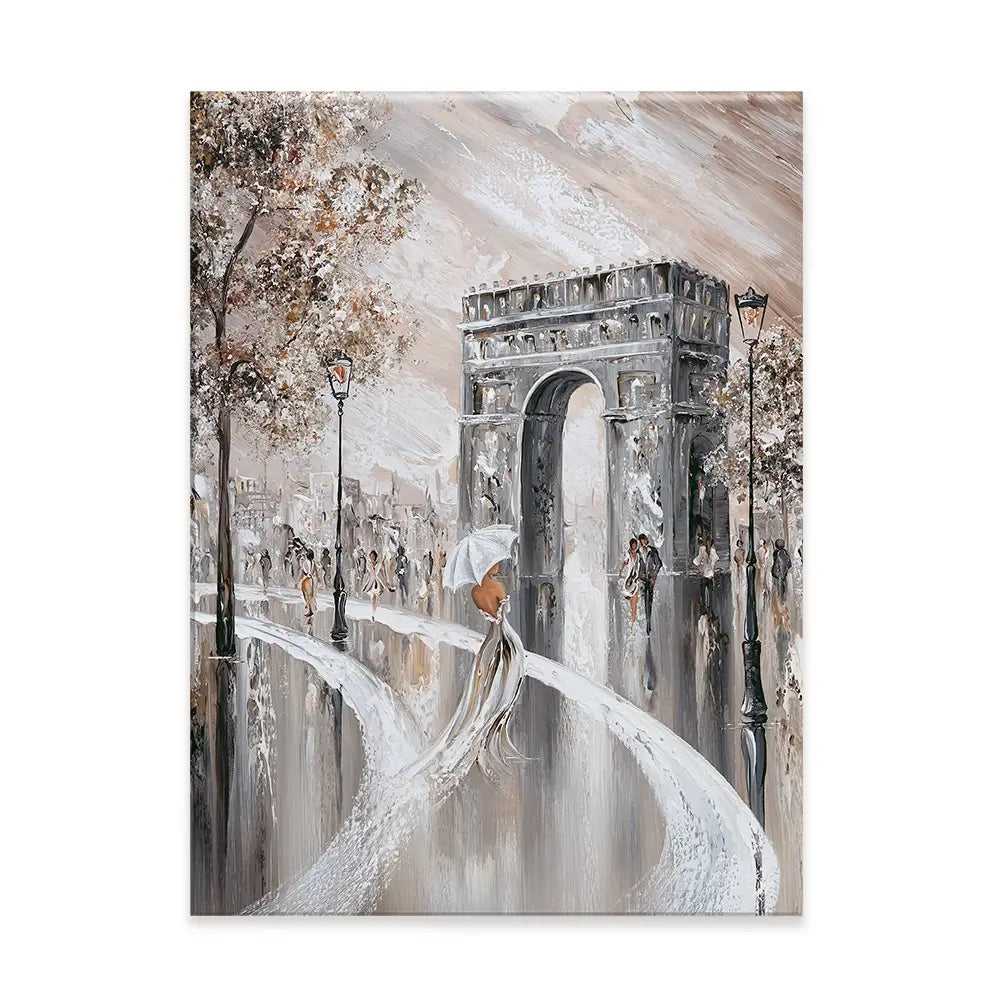 Elegance on the Champs-Élysées Canvas Print Elegance on the Champs-Élysées Canvas Print wall art product Isabella Karolewicz