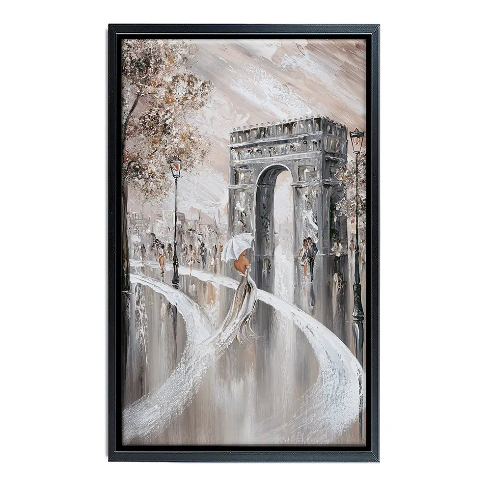 Elegance on the Champs-Élysées Canvas Print Elegance on the Champs-Élysées Canvas Print wall art product Isabella Karolewicz