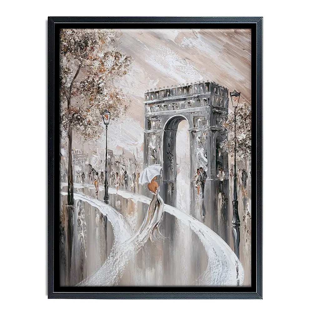 Elegance on the Champs-Élysées Canvas Print Elegance on the Champs-Élysées Canvas Print wall art product Isabella Karolewicz