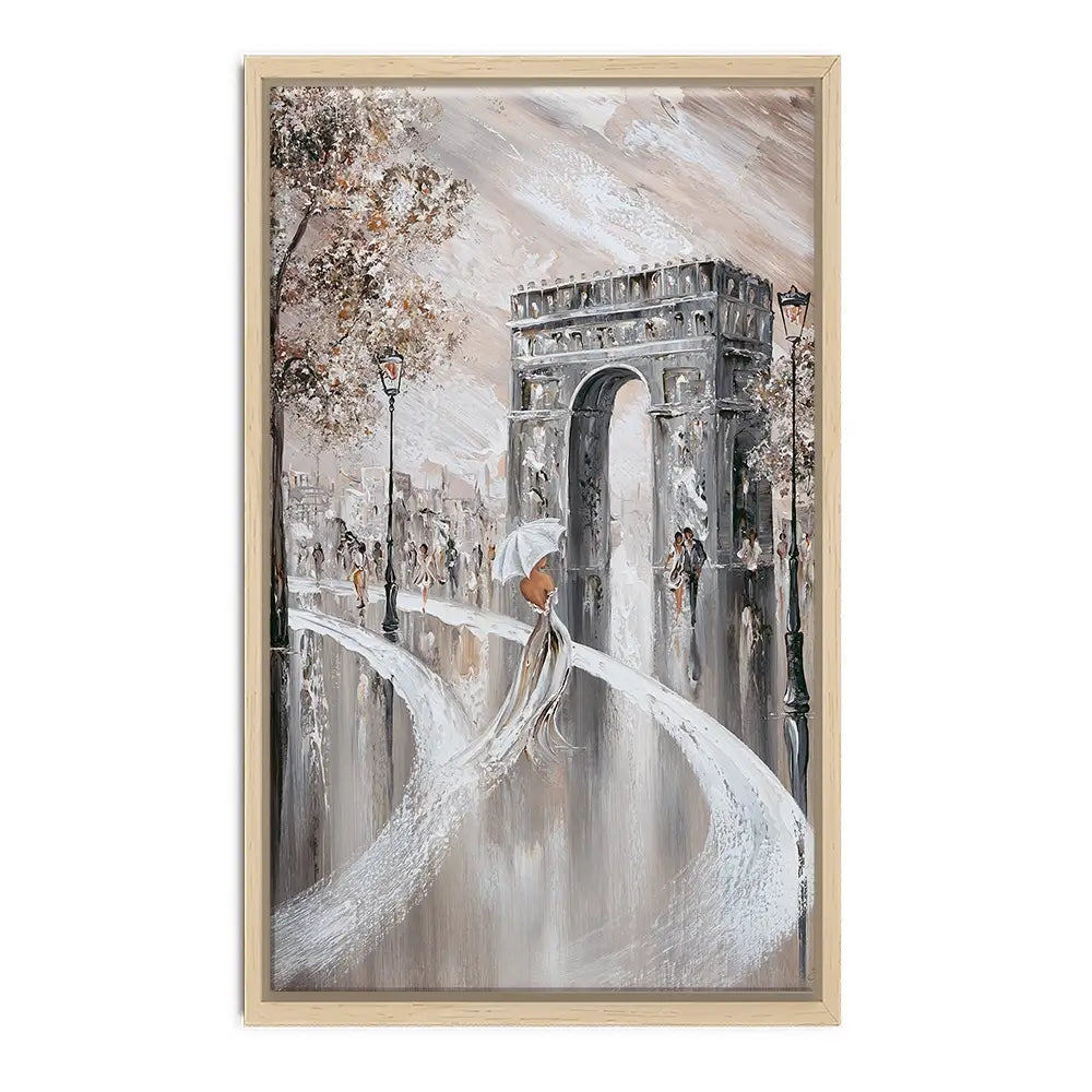 Elegance on the Champs-Élysées Canvas Print Elegance on the Champs-Élysées Canvas Print wall art product Isabella Karolewicz