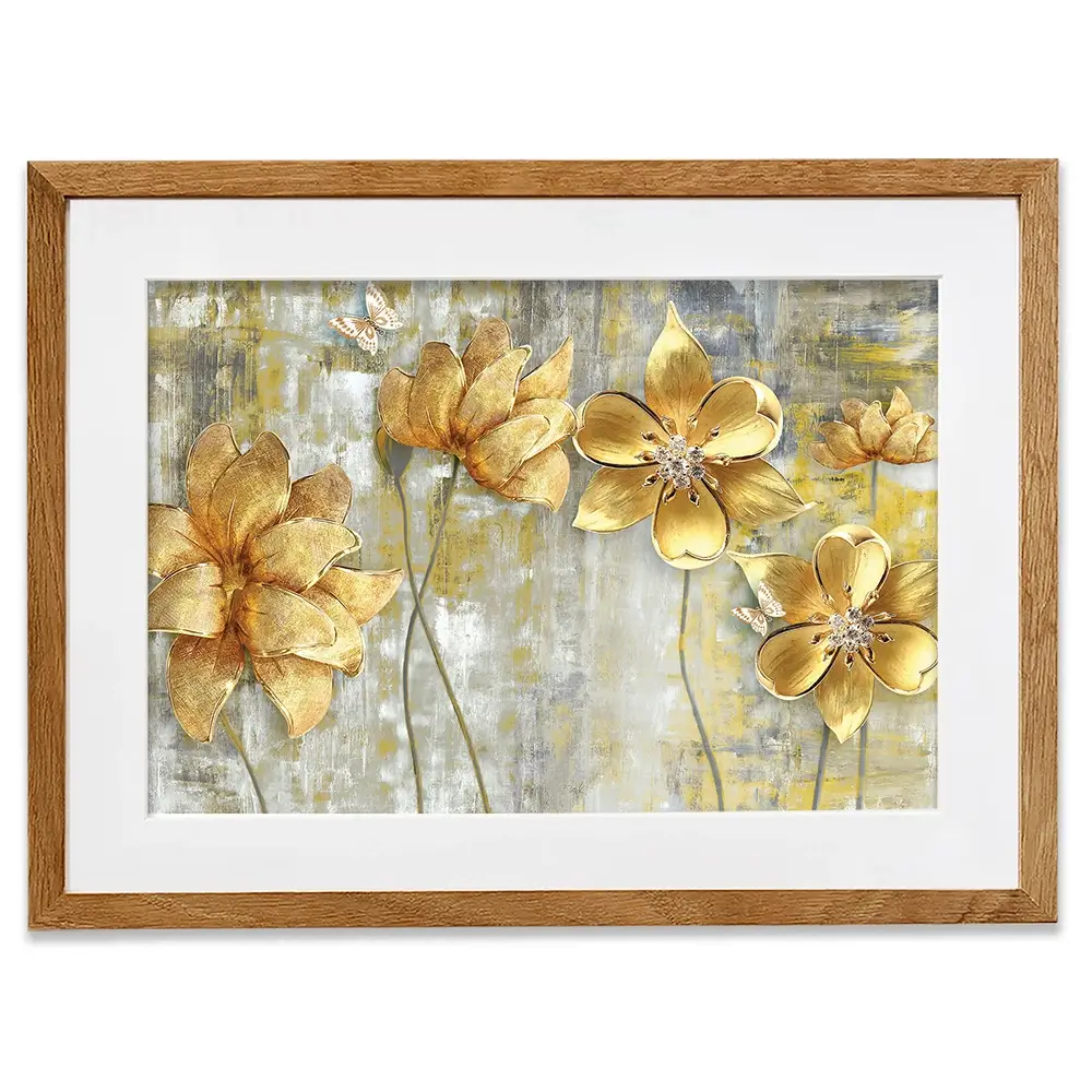 Elegant Florals Framed Art Print Elegant Florals Framed Art Print wall art product Tim Kats / Shutterstock