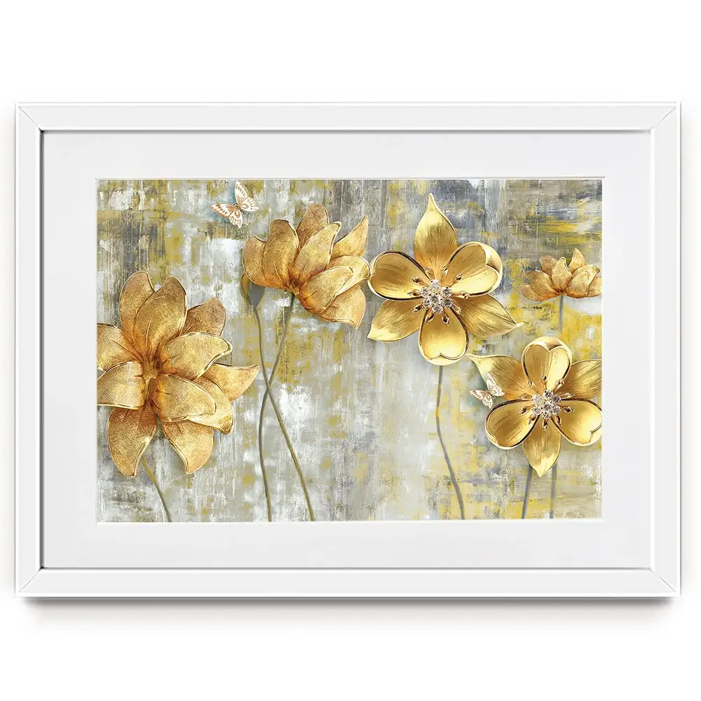 Elegant Florals Framed Art Print Elegant Florals Framed Art Print wall art product Tim Kats / Shutterstock