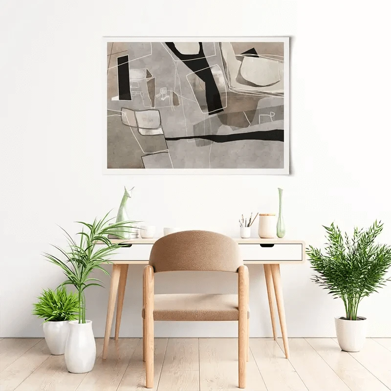 Elements Of Abstraction Art Print Elements Of Abstraction Art Print wall art product Roberto Moro