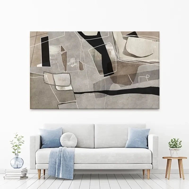 Elements Of Abstraction Canvas Print Elements Of Abstraction Canvas Print wall art product Roberto Moro