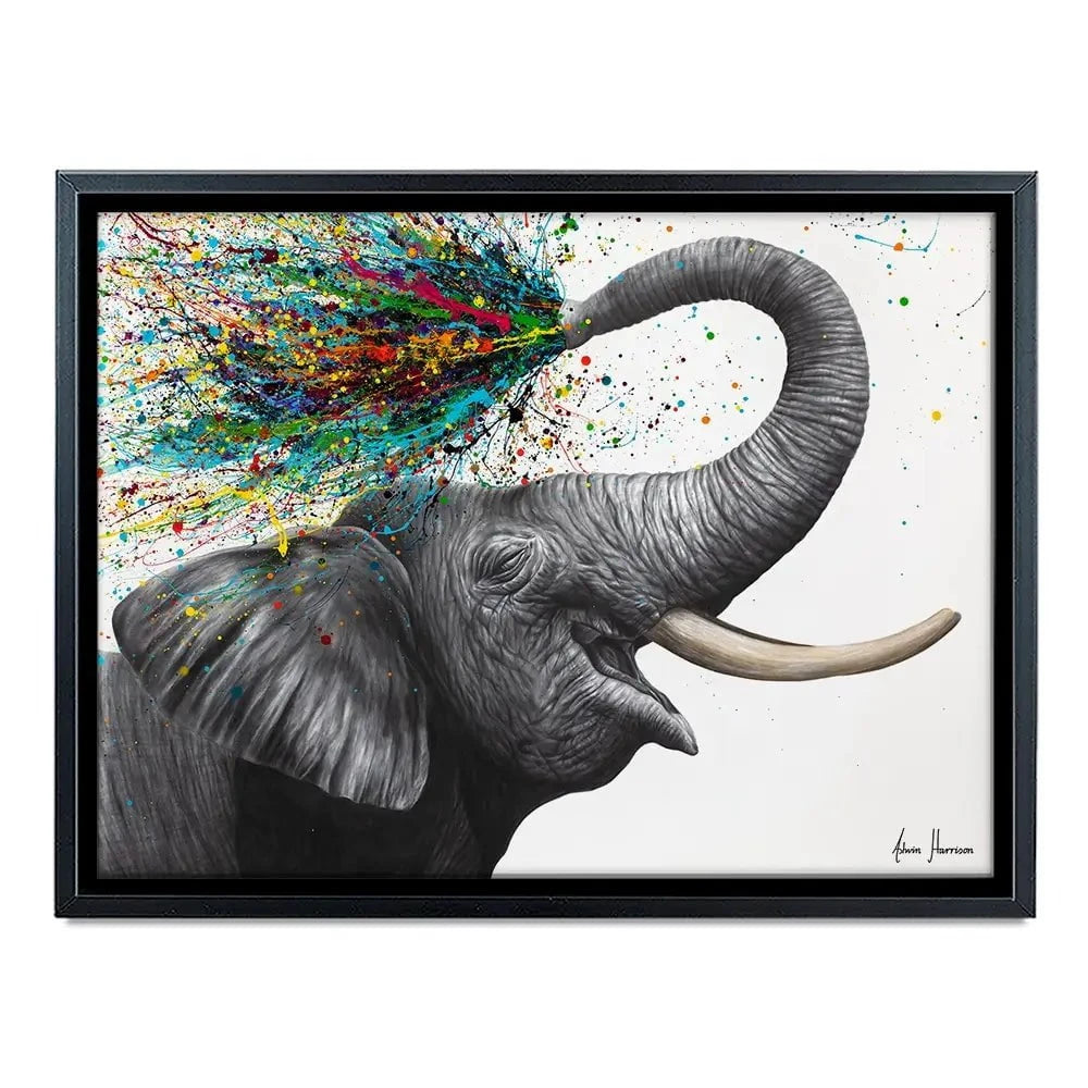Elephant Elation Canvas Print Elephant Elation Canvas Print wall art product Ashvin Harrison