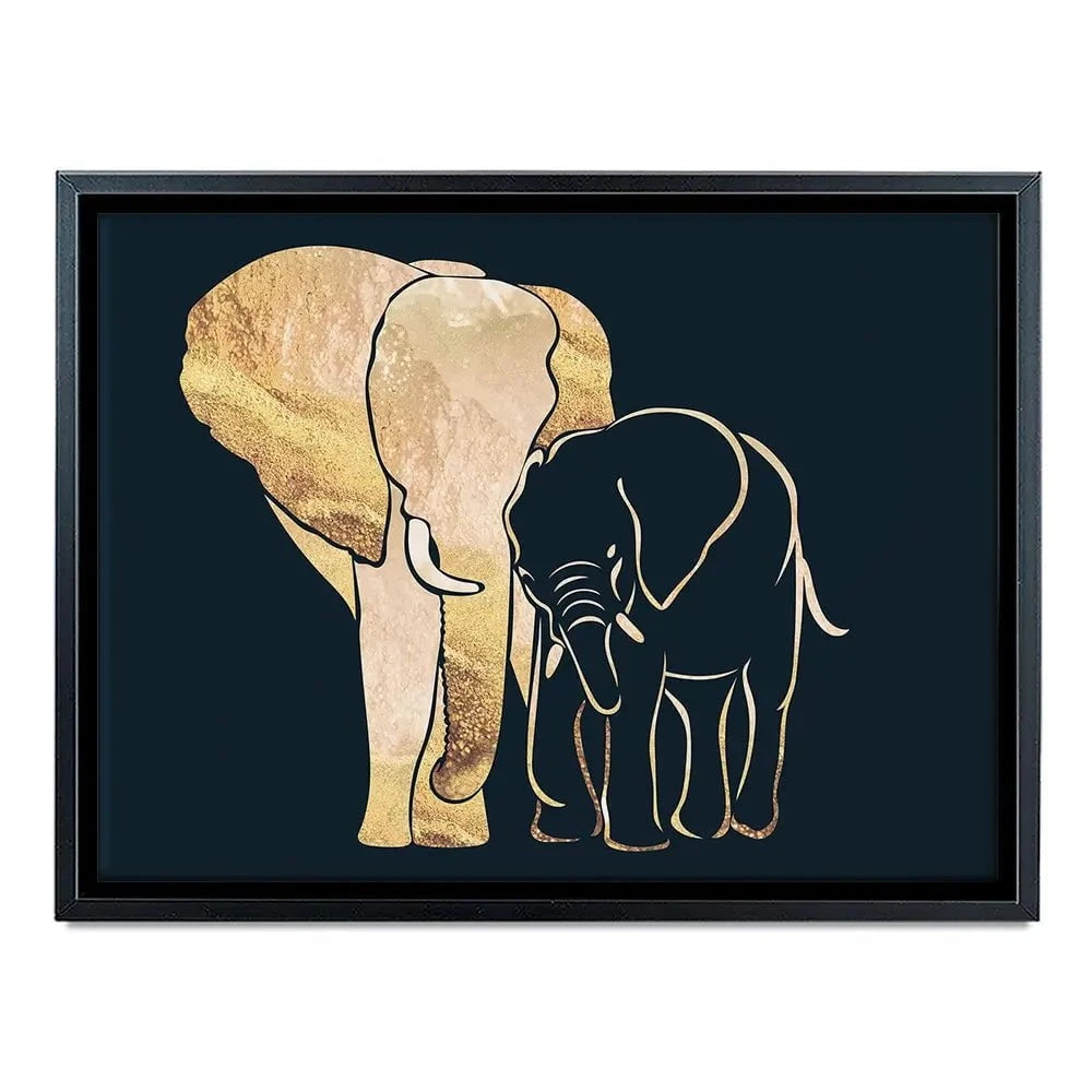 Elephant Embrace Canvas Print Elephant Embrace Canvas Print wall art product Sarah Manovski