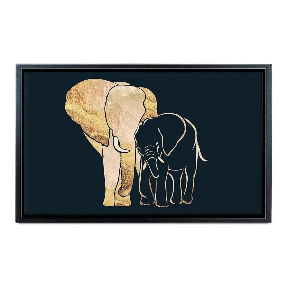 Elephant Embrace Canvas Print Elephant Embrace Canvas Print wall art product Sarah Manovski