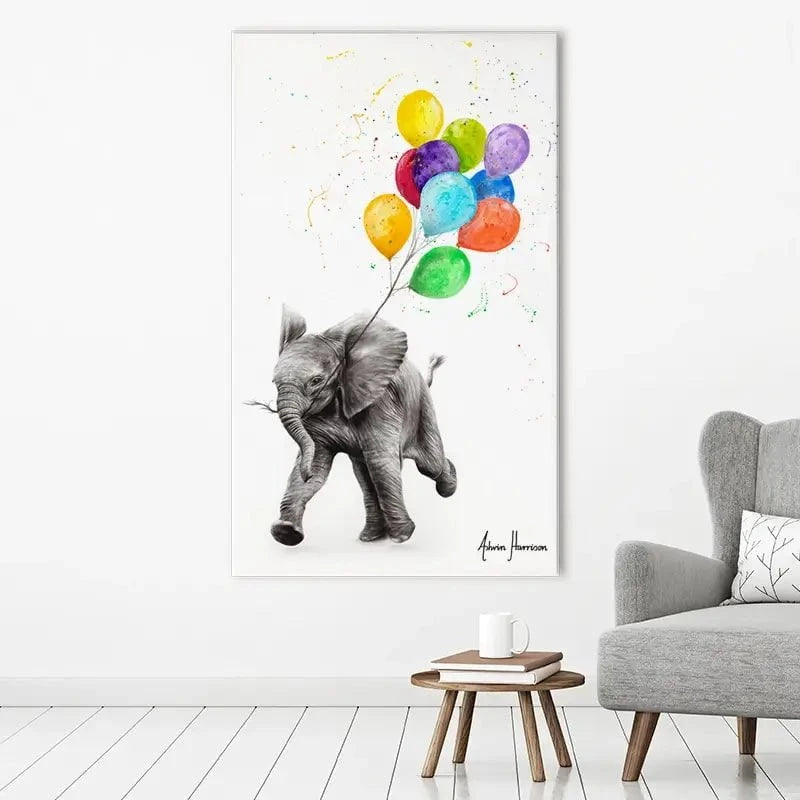 Elephant Freedom Canvas Print Elephant Freedom Canvas Print wall art product Ashvin Harrison
