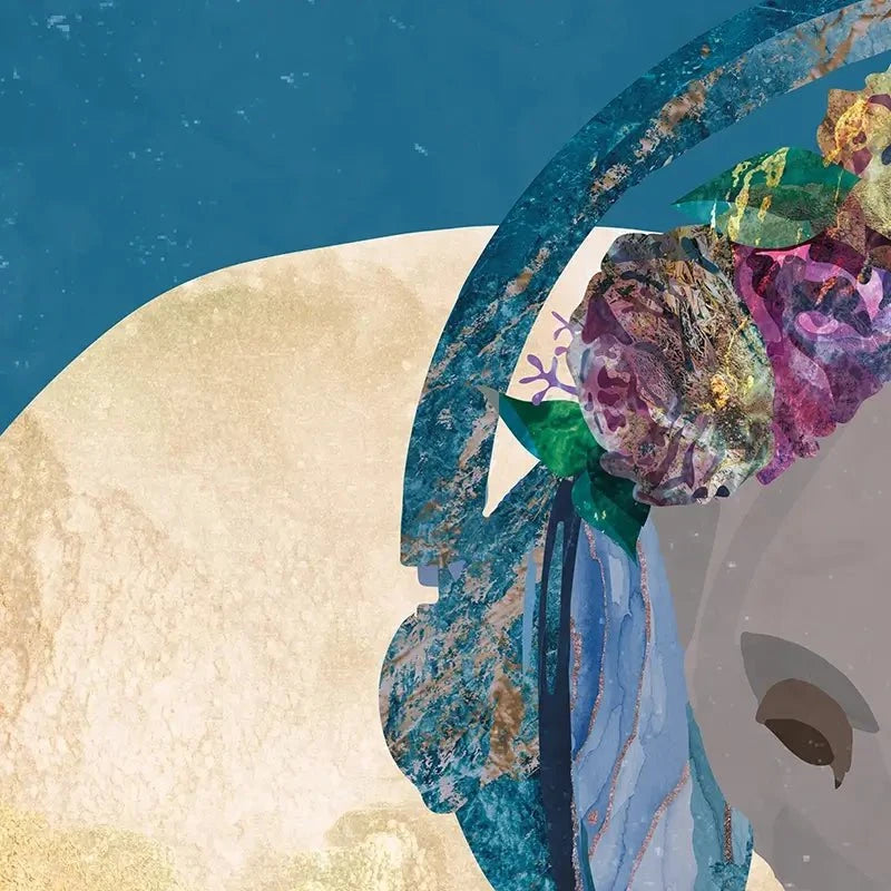 Elephant In Floral Crown Canvas Print Elephant In Floral Crown Canvas Print wall art product Sarah Manovski