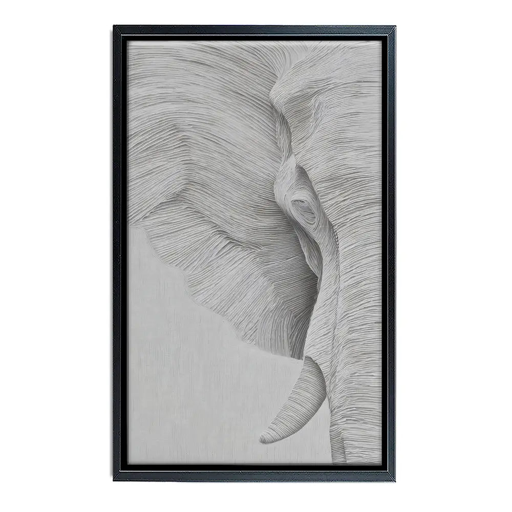 Elephant Line Work Canvas Print Elephant Line Work Canvas Print wall art product LSR Design Studio - Independent