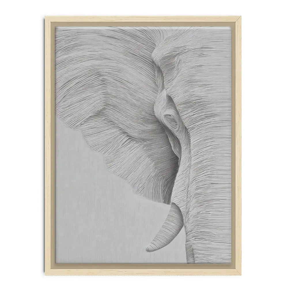 Elephant Line Work Canvas Print Elephant Line Work Canvas Print wall art product LSR Design Studio - Independent