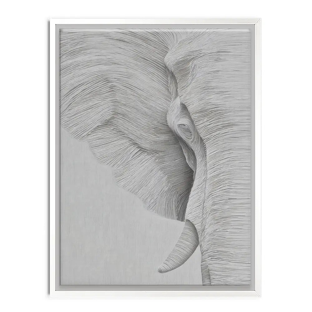 Elephant Line Work Canvas Print Elephant Line Work Canvas Print wall art product LSR Design Studio - Independent