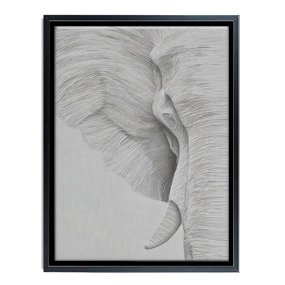 Elephant Line Work Canvas Print Elephant Line Work Canvas Print wall art product LSR Design Studio - Independent
