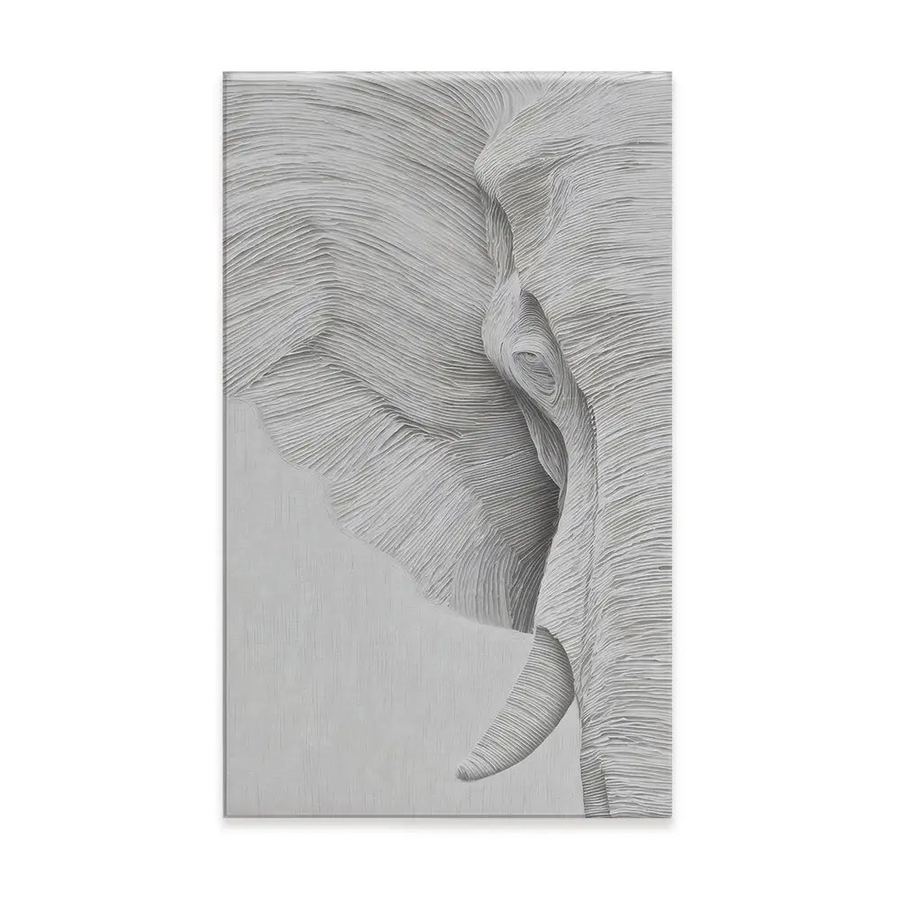 Elephant Line Work Canvas Print Elephant Line Work Canvas Print wall art product LSR Design Studio - Independent