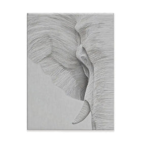 Elephant Line Work Canvas Print Elephant Line Work Canvas Print wall art product LSR Design Studio - Independent