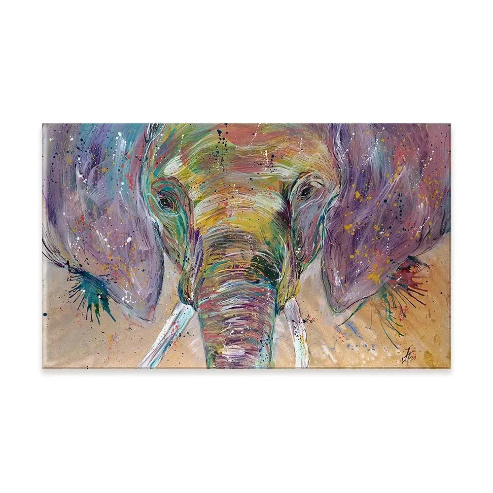 Elephant Splashes Canvas Print Elephant Splashes Canvas Print wall art product Jamie Taylor