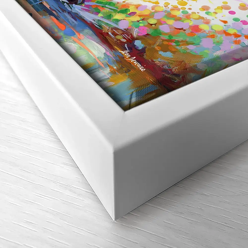 Elephants Colourful Celebration 2 Canvas Print Elephants Colourful Celebration 2 Canvas Print wall art product Leon Devenice