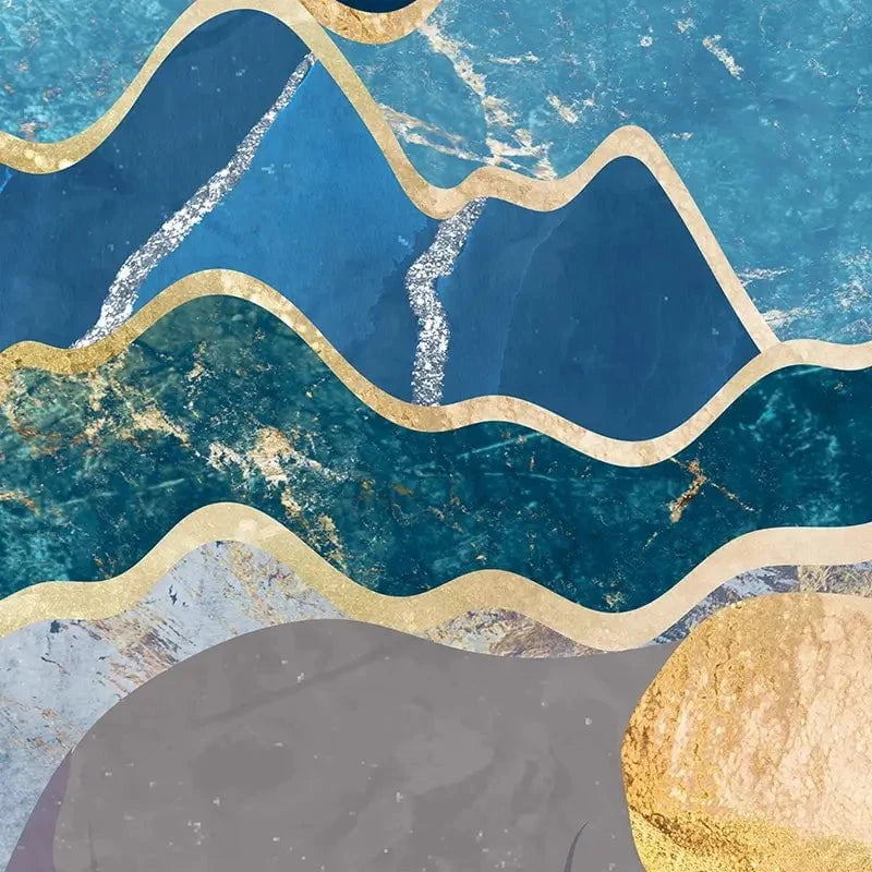 Elephants In The Mountains Art Print Elephants In The Mountains Art Print wall art product Sarah Manovski