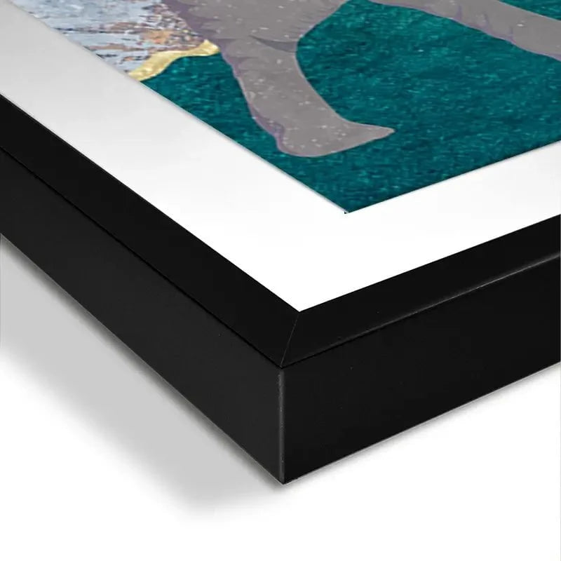 Elephants In The Mountains Framed Art Print Elephants In The Mountains Framed Art Print wall art product Sarah Manovski